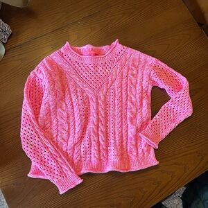 Lilly Pulitzer Maxcy Sweater in Plumeria Pink Pearl S